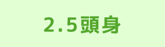 2.5頭身