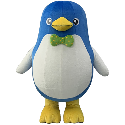 エアー着ぐるみ　青いペンギン